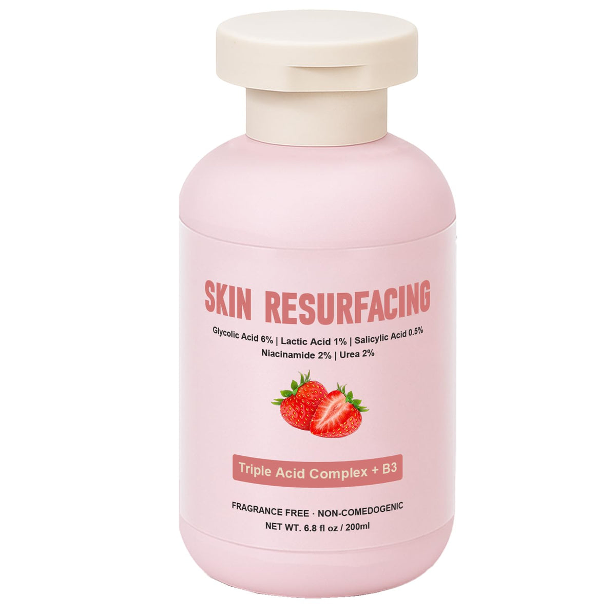 Strawberry Skin Treatment, Trystrawberry Legs Resurfacing Cream, Advanced Triple-Acid Complex For Keratosis Pilaris, Reduce Chicken Skin Bumps (1)