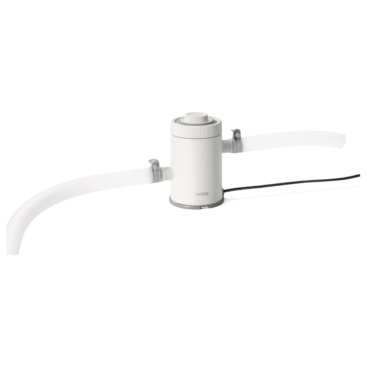 INTEX C330 Cartridge Filter Pump for Above Ground Pools: 330 GPH Pump Flow Rate - Auto Timer - HydroAeration Technology - Includes Type H Filter Cartridge - Turnover Rate/System Flow 300 GPH