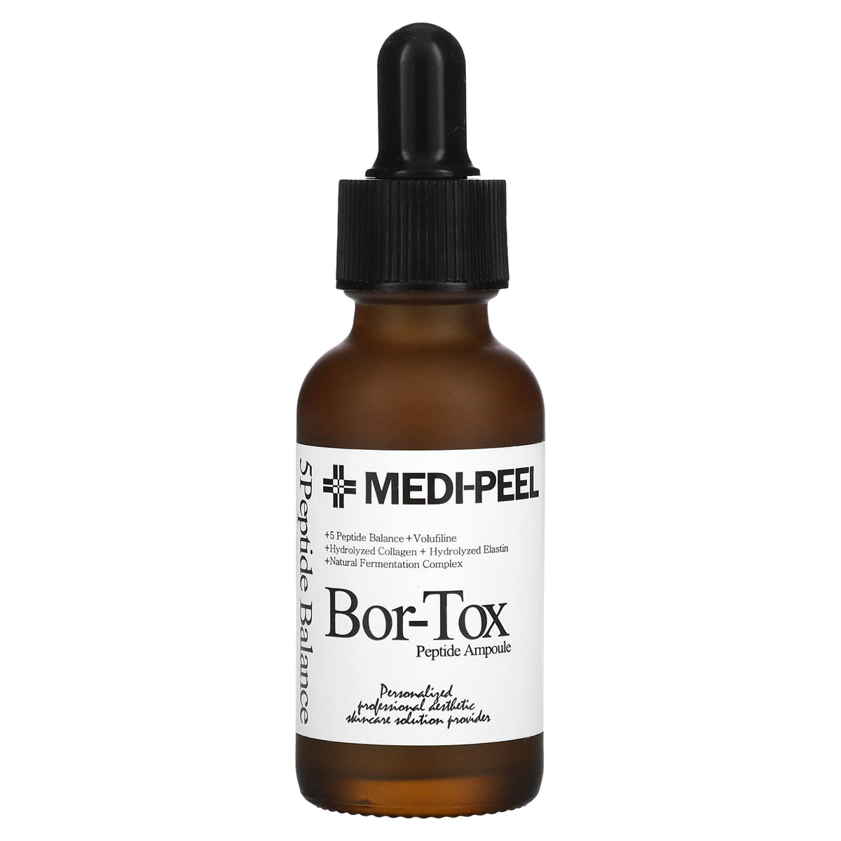 Medi-Peel 5Growth Factor Bor-Tox Peptide Ampoule 30ml, Hydrolyzed Collagen, Anti-Aging Serum, Anti-Wrinkle, Skin Elasticity, Blemish Care, Reduce Fine Lines, Hyaluronic Acid, Korean Skin Care