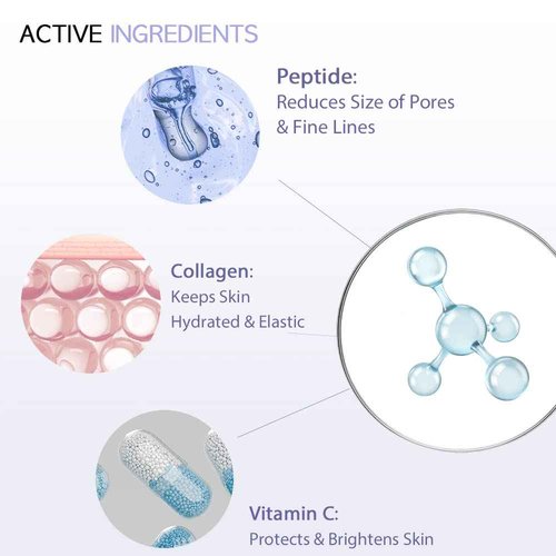 OOTD Intensive Vegan Facial Eye Serum and Cream [5 Pack] Korea All Day Skin Care Solution for Sensitive Skin
