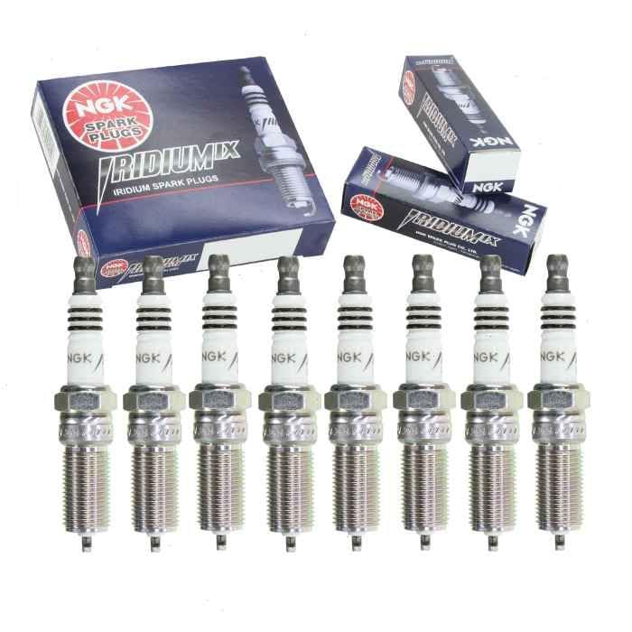 8 pc NGK Iridium IX Spark Plugs compatible with Chevrolet Tahoe 5.3L 6.2L V8 2015-2020