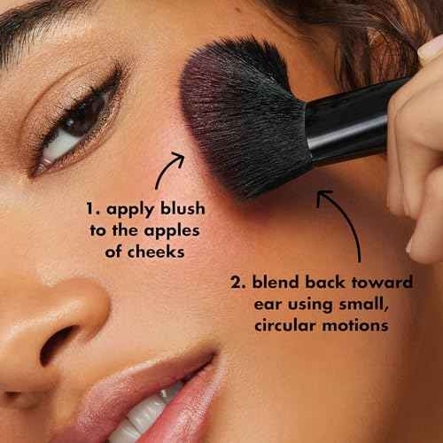 e.l.f. Angled Blush Brush, Face Makeup Brush For A Sculpted Look, Great For Cream, Liquid Or Powder Blush, Bronzers & more, Vegan & Cruelty-Free