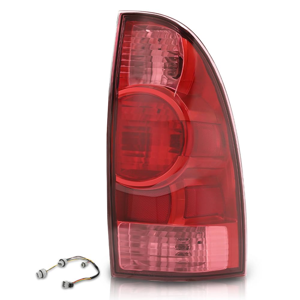 G-PLUS Tail Light Assembly Rear Tail Lamp Compatible with Toyota Tacoma 2005 2006 2007 2008 2009 2010 2011 2012 2013 2014 2015 R