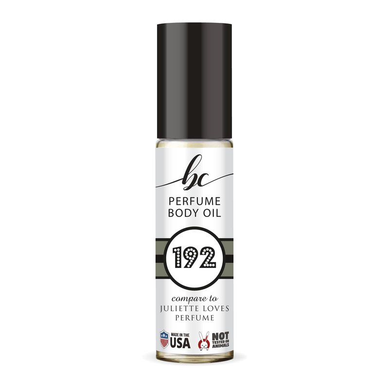 BIOCURA BC Perfume 192 Inspired by Juliette Loves Perfume For Women Fragrance Body Oil Roll-On 0.3 Fl Oz/10ml