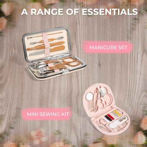 Bridal Emergency Kit for Wedding Day, Wedding Essentials Survival Set for Team Bride, Must-Have 30+ Essentials Travel Kit with Makeup Bag