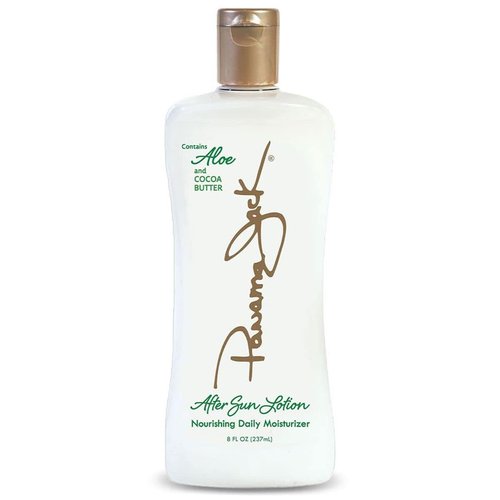 Panama Jack Aloe Moisturizer Lotion - After Sun Daily Skincare, Contains Aloe, Cocoa Butter, Olive & Hemp Seed Oils with Vitamin E, 8 FL OZ (Pack of 6)