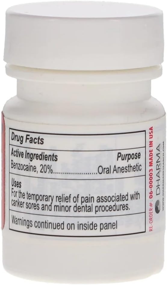 IOLITE Oral Topical Gel with Xylitol and Vitamin E - Gluten Free - Relief for Canker Soars and Dental Pains (1oz, Bubblegum)