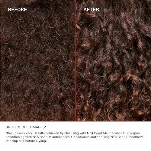 Olaplex No. 6 Bond Smoother, Leave-In Styling Hair Cream Treatment, Smooths, Conditions, & Strengthens, Frizz Control for Up to 72 Hours, For All Hair Types, 3.3 fl oz