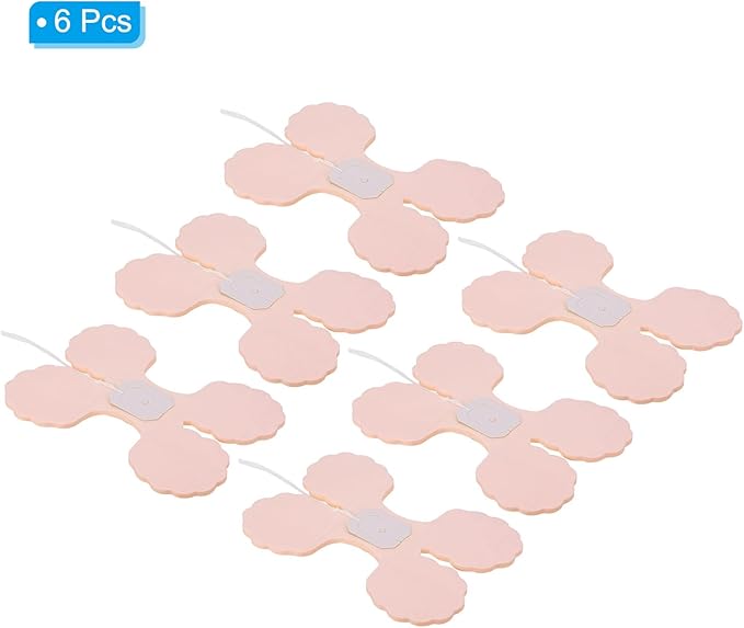 PATIKIL 9.8ft Four-Leaf Garland, 6 Pack Tissue Paper Hanging Flower Garland Reusable Streamers for Party Wedding Backdrop Decorations, Coral