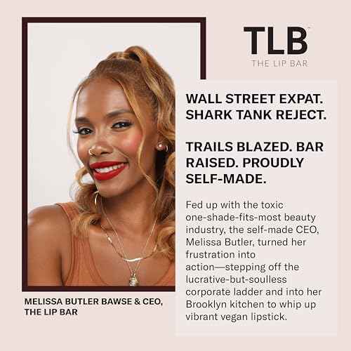The Lip Bar - Lip Liner, Straight Shooter (Medium Brown) - High Pigment & Super Creamy - Smudge Proof & Water Resistant - Jojoba Oil, Aloe Vera, Coconut Oil, Vitamin E - Vegan & Cruelty Free - .042 oz
