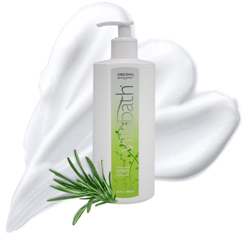 Vitabath Original Spring Green Moisturizing Body Lotion Replenishing Botanicals, Aloe & Shea Butter Deeply Hydrate Dry Skin Revive For Women & Men - Cruelty-Free, Paraben-Free - 20 oz