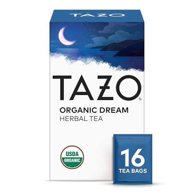 TAZO Tea Bags, Regenerative Organic Zen, Calm Chamomile & Herbal Organic Dream 16 CT (1ea) (Variety Pack)