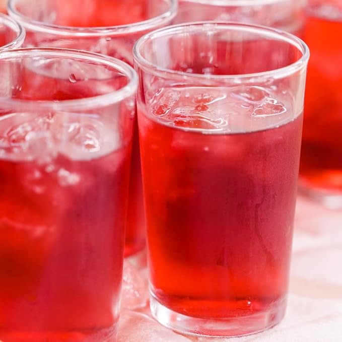 Grace Farms HIBISCUS ORANGE Herbal Tea (16 Pyramid Sachets) | Naturally Sweet, Reviving and Caffeine Free | Organic, Fair Trade and Kosher Certified | Delicious Iced Tea | Gives Back 100% of Profits