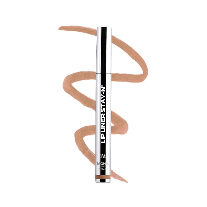 Sacheu Lip Liner STAY-N Peel Off Lip Stain — Long Lasting Matte Lip Tattoo Transfer Proof Lipstain Infused with Hyaluronic Acid & Vitamin E for All Skin Types — Vegan & Cruelty-Free, nOOHde