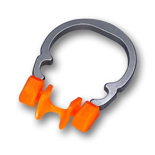 Dental Sectional Matrix Ring Clamp Spring Clip, Autoclavable Nickel Titanium Orthodontic Clamp Rings, Contoured Matrices System for Pre and Post Molars. (R2 Blue+Orange)