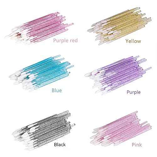 600 Pieces Crystal Lip Brush Disposable Lip Gloss Wands Lipstick Applicator