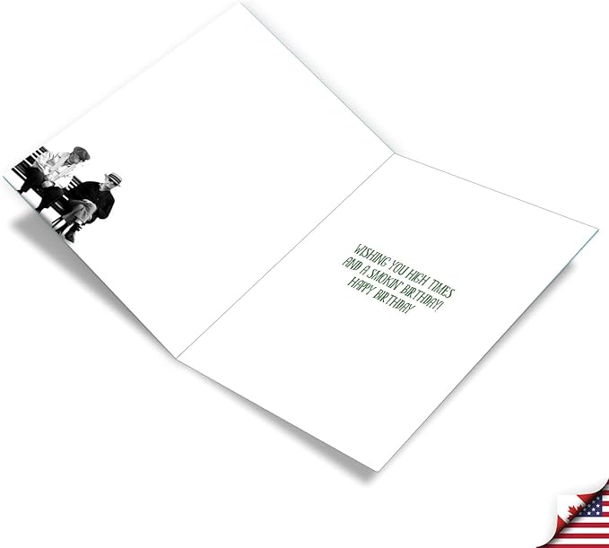 NobleWorks Jumbo Humorous Birthday Greeting Card 8.5 x 11 Inch with Envelope (1 Pack) Large Jumbo Bday Men Stiff Joints J7038BDG