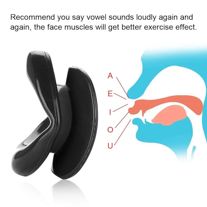 Lip Trainer, Face Slim Exerciser Muscle Lips Trainer Tightener Silicone Face Lifting Lip Exerciser Mouth Muscle Tightening Tool Face Exercise Lips Trainer Face Beauty Tools for