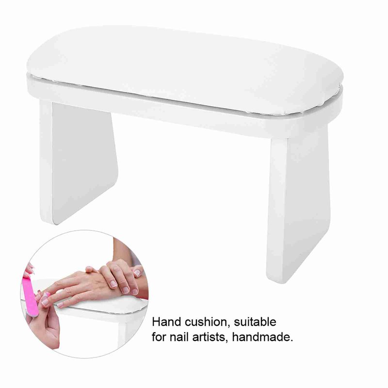 Denash Manicure Hand Rest Cushion, Professional Nail Technician Hand Pillow with Removable Cover, Nail Art Arm Rest Pillow for Nail Salon, Home Manicure and Hand Care