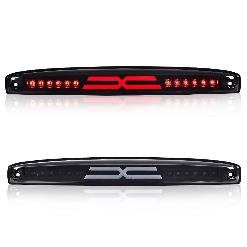 G-PLUS LED Rear Center Tailgate Lamp X Brake Light Compatible with 2003-2006 Dodge Ram 2500 3500 Led Tailgate Light Bar Replacem