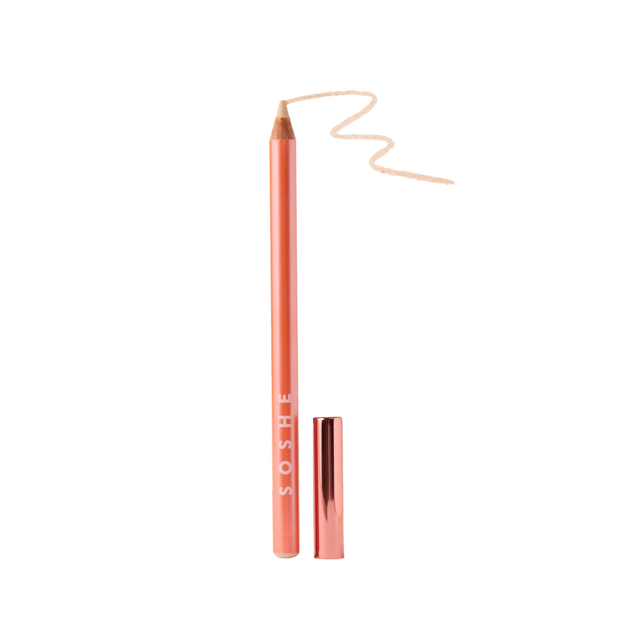 SOSHE Beauty - Waterline Eye Brightener | Smooth, Lightweight, Creamy Formula | Squalane, Rice Bran Wax, Vitamin E | Vegan, Clean, Cruelty-Free (Cashmere, Bright Neutral)