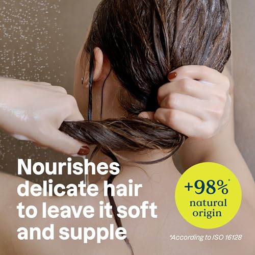 ATTITUDE Hair Conditioner for Sensitive Dry Scalp, Soothing Oat, Naturally Derived Ingredients, Dermatologically Tested, Vegan Detangler, Extra Gentle, 32 Fl Oz (Pack of 6)