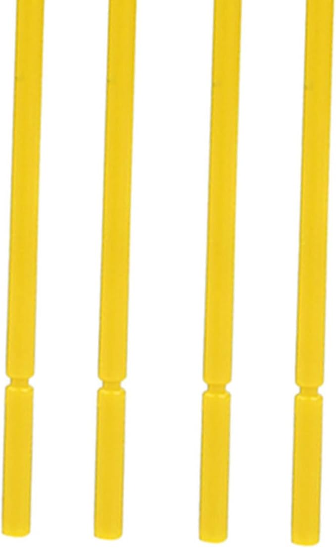 Garosa Yellow 200 Count Interdental Brushes Disposable Micro Applicator Sticks Cleaning Tools for Oral