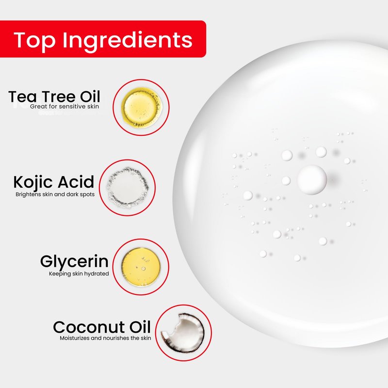 Kojie San Face & Body Skin Brightening Shower 9pc Set - the Original Kojic Acid Soap that Helps Reduce Dark Spots 6 x 135g Bars, Soap Dish and Facial Cleansing Brush…