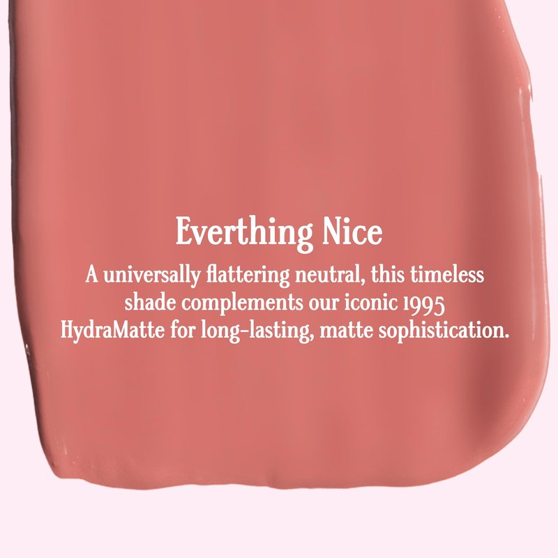 Gerard Cosmetics HydraMatte Liquid Lipstick Everything Nice, Nude Pink Lipstick with Matte Finish, Long Lasting and Non Drying, Super Pigmented Fully Opaque Lip Color