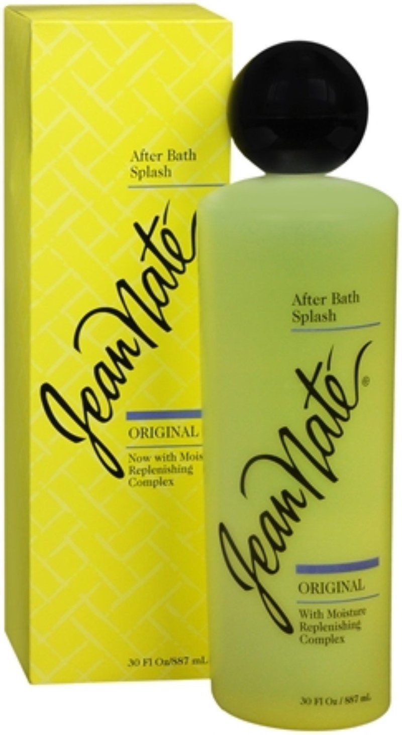 Jean Nate After Bath Splash, Original Bath Body Mist Infused with Vitamin E and Aloe Vera, 30 Fl Oz & 8 Fl Oz