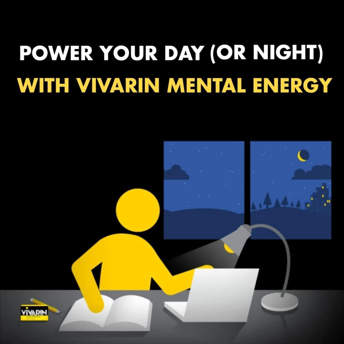 Vivarin Brand Alertness Aid, 40 Tablets (Pack of 4)