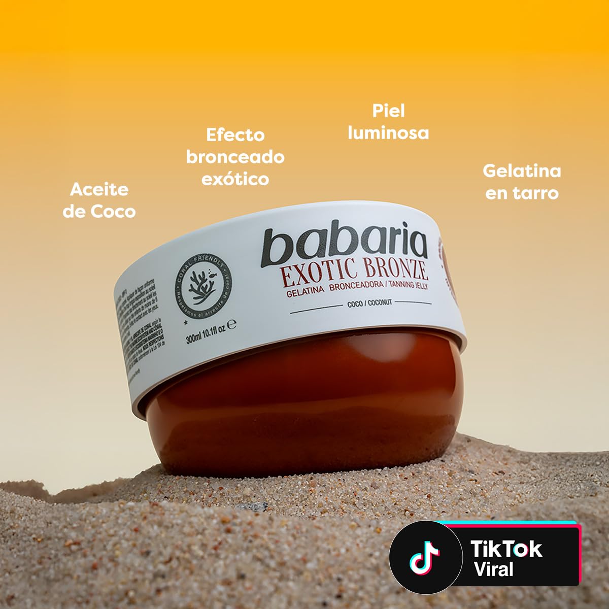 Gelatina Bronceadora Coco SPF0 X 300 ML