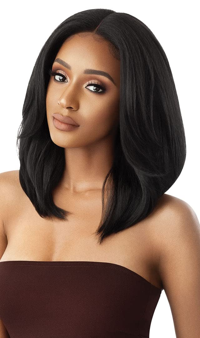 Outre Neesha Soft & Natural Synthetic Swiss Lace Front Wig NEESHA 201 (DRFFHNBRN)
