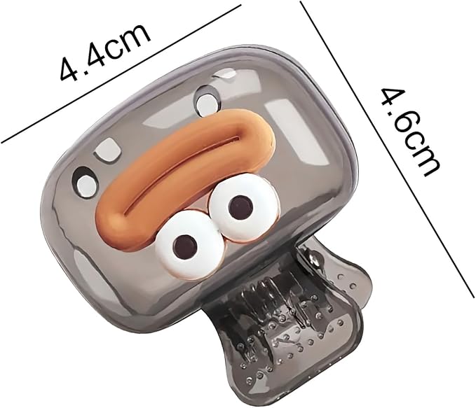Upgrade Travel Toothbrush Head Covers Toothbrush Protector Cap Brush Pod Case Protective Portable Plastic Clip for Household Travel, Bathroom, School, Camping, Business (R, 2 Pack)