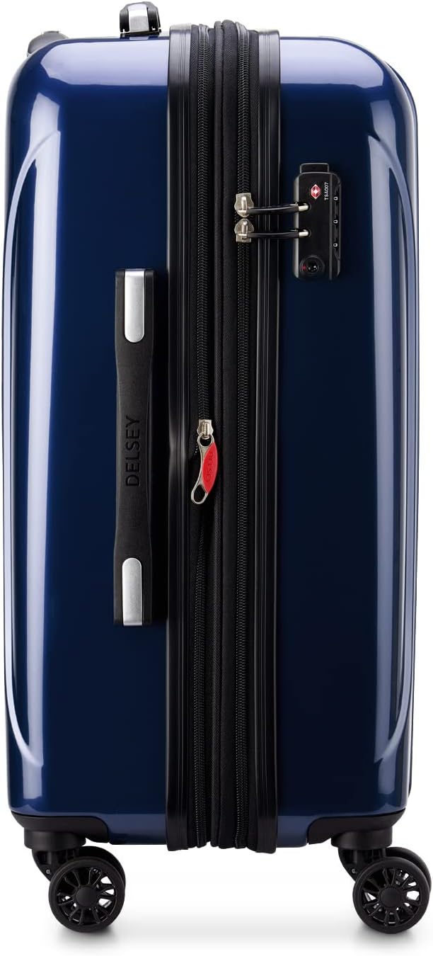 DELSEY PARIS Helium Aero Hardside Expandable Luggage with Spinner Wheels, Blue Cobalt, 2-Piece Set (21/28)