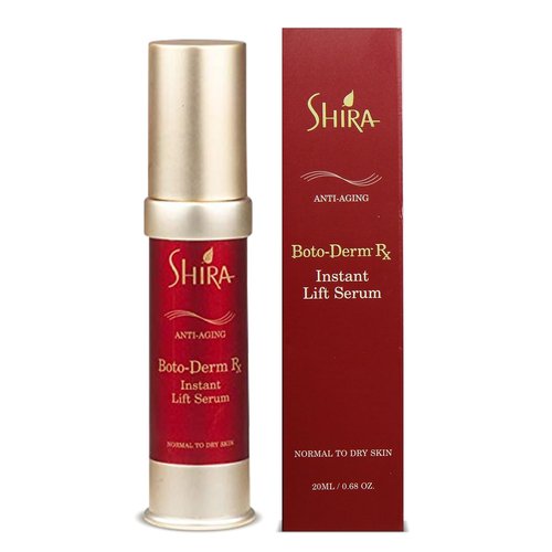 Shira Boto-Derm Rx Instant Lift Serum With Anti Aging FormulaVitamin C Helps to Reduce WrinklesKeeps Skin Hydrated and Nourished Helpful for Normal to Dry Skin Types (20ML)