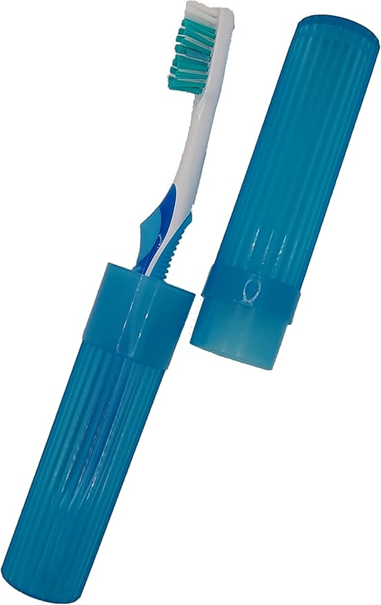 Toothbrush Holder (Blue,Pink,White,Purple) - Made in The USA. W/Ventilation Holes.