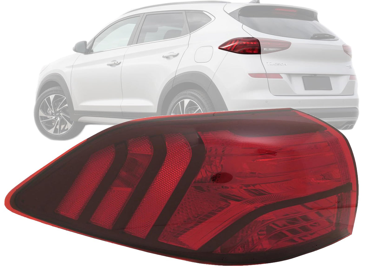 Auto Parts Avenue APA Replacement Tail Light Rear Lamp for 2019 2020 2021 Tucson with Bulbs Included Outer Driver Left Side 9240