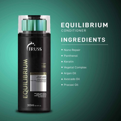 TRUSS Equilibrium Shampoo and Conditioner Set Bundle
