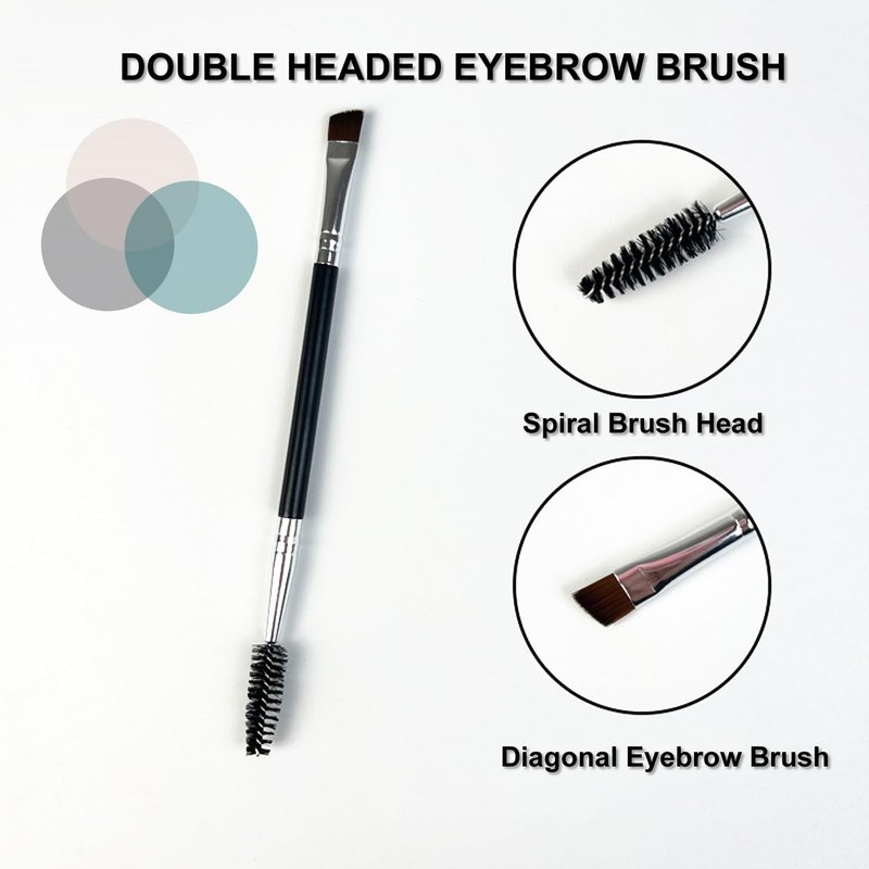 Eyebrow Razor, Hysotok Eyebrow Trimmer Kit with Stainless Steel Eyebrow Scissors Eyebrow Tweezers and Dual Angled Eyebrow Brush for Precise Eyebrow Grooming for Women