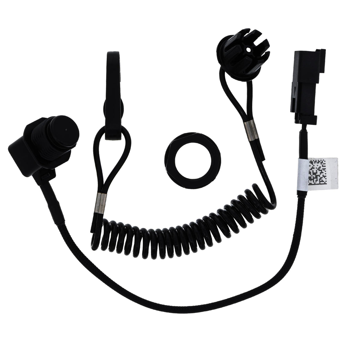 Polaris Snowmobile Magnetic Tether (650/850), for Specific Models, Engine Shut Off, Console Mounted, Pre-Wired Harness, Black, G