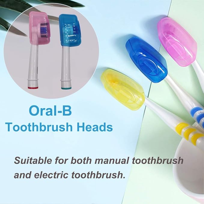 V-TOP 20 Pack Travel Toothbrush Head Covers, Portable Toothbrush Pod Caps Case Protector for Home and Outdoor