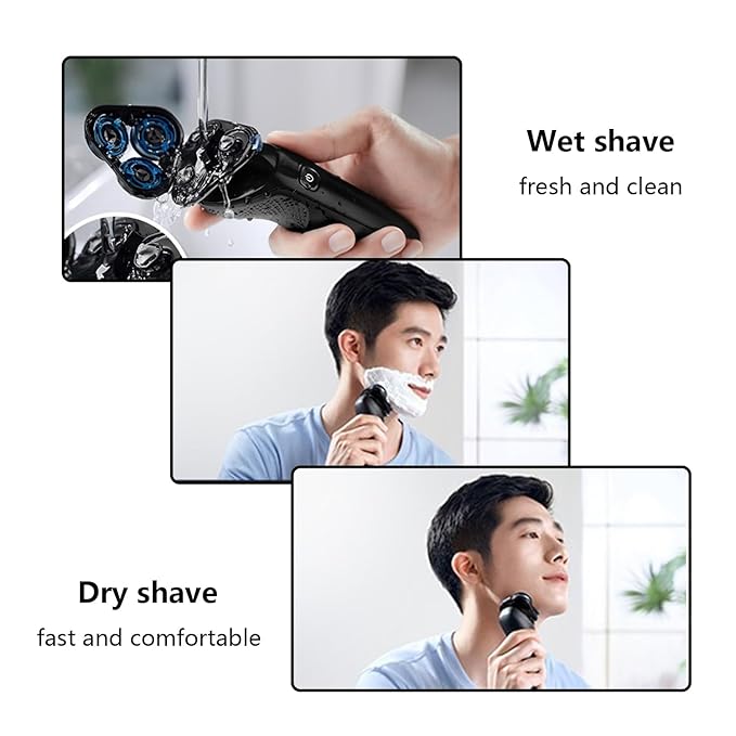 6P SH50 Replacement Heads Compatible with Series 5000 (S5xxx), PT8xx & More - Electric Shaver Replacement Head for Men