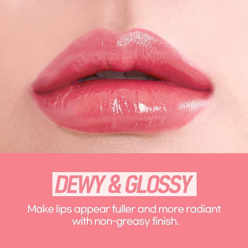 MERBLISS City Holic Lip Glow (#01 Napoli Pink) Daily Tinted Lip Balm Moisturizing Lip Care, Essential Oil, Vitamin E and C for Glossy and Smoother Lips, Soft Buttery Texture