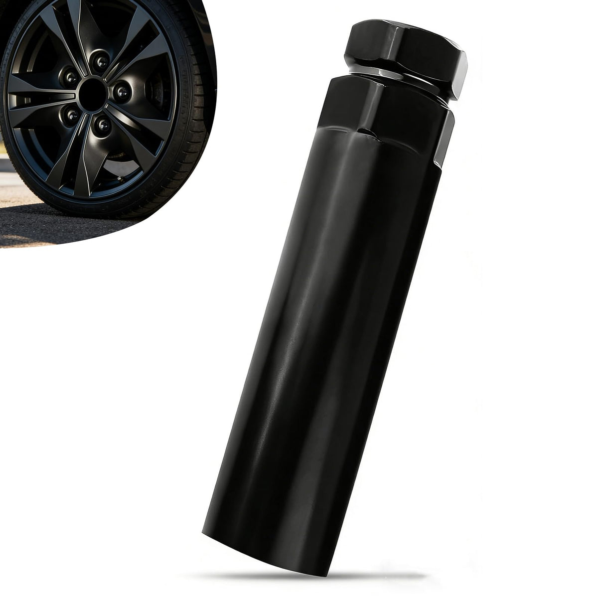 KoiLuvGo Large 6 Spline Lug Nut Socket, Wheel Lock Key Replacement for 6 Spline Wheel Lock Lug Nuts, Wheel Lock Removal Tool for