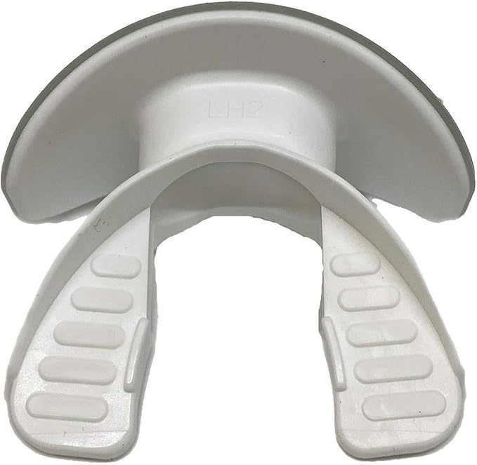 Battle Sports Iridescent Oxygen Football Mouthguard - Football Mouth Guard with Strap, Superior Airflow and Better Performance, Maximum Breathability, Works with Braces