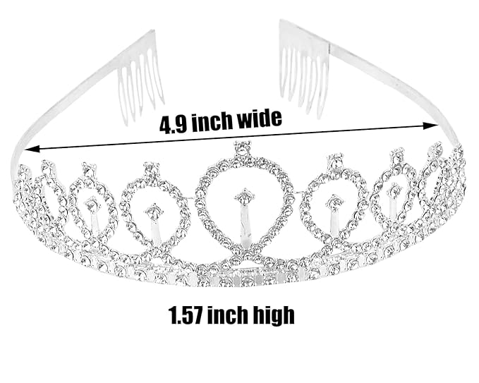 4 Pcs Bachelorette Party Decorations Bride & Groom to be Sash Tiara/Crown Veil Engagement Party Accessories Bridal Shower Gifts for Bride