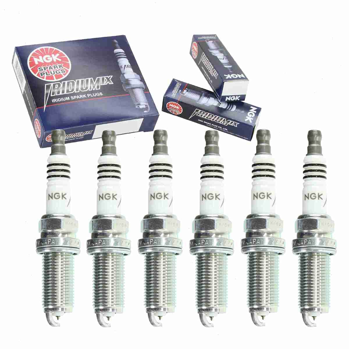 6 pc NGK Iridium IX Spark Plugs compatible with Toyota Avalon 3.5L V6 2005-2018