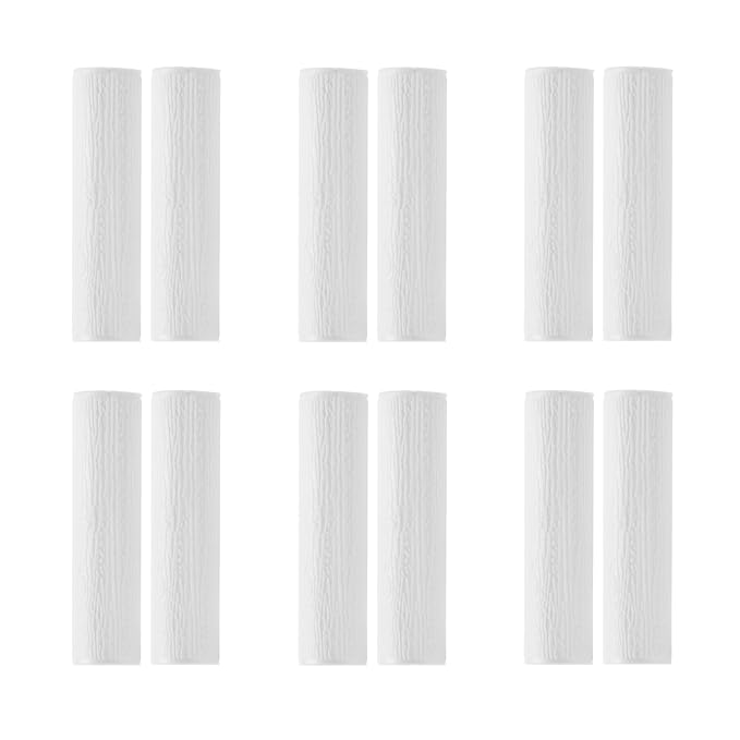 12PCS Aligner Chew, Aligner Trays Chompers for Invisalign, Orthodontic Chompers Retainer Trays Seaters with Travel Carrying Case (White)