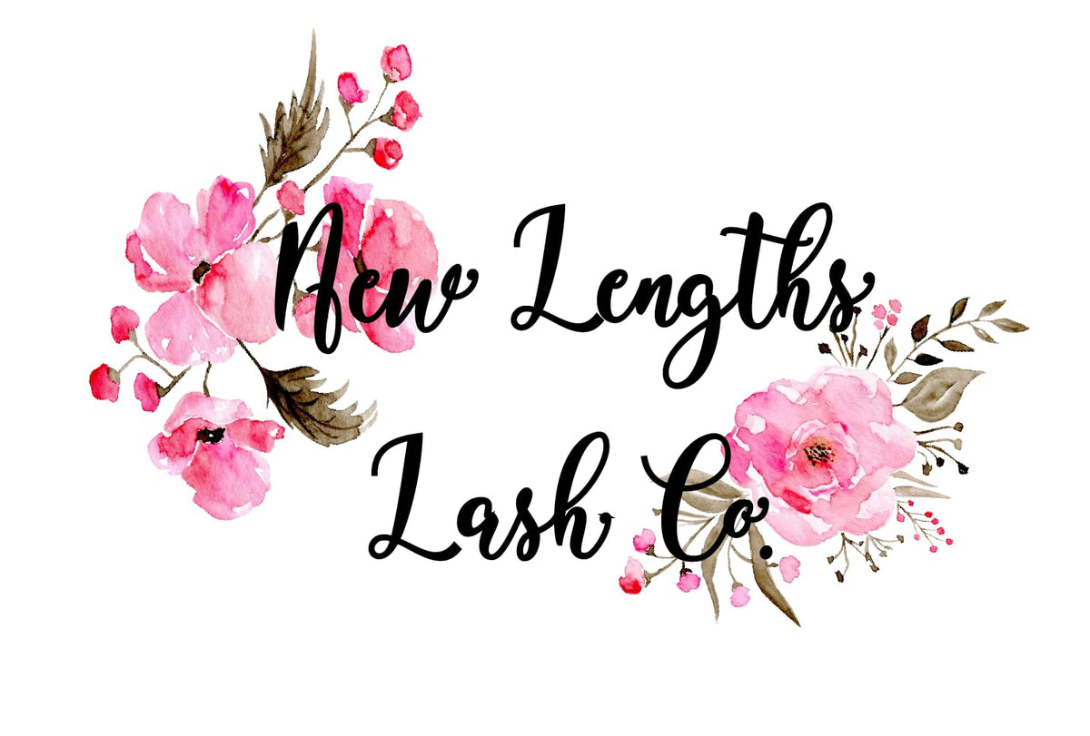 New Lengths Lash Co. Single Lengths Tays - D Curl, Ultra Black, (11mm / 0.03mm), 16 Rows, Professional Use, Classic and Volume Eyelash Extensions